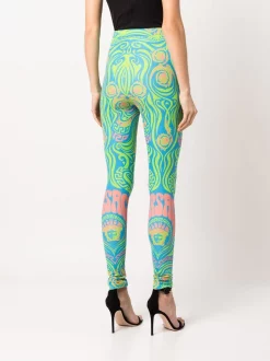 ( Nouvelle Collection ) Versace Legging à Patch Logo Femme -Pas Cher Versace Boutique 18152397 38888345 600