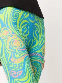 ( Nouvelle Collection ) Versace Legging à Patch Logo Femme -Pas Cher Versace Boutique 18152397 38888346 600