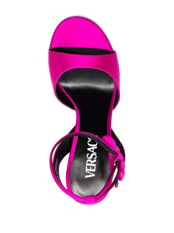 ( Nouvelle Collection ) Versace 1PE80 FUXIA Sandales Safety-Pin 130 Mm Femme 4 ( Nouvelle Collection ) Versace 1PE80 FUXIA Sandales Safety-Pin 130 Mm Femme – Image 4
