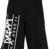( Nouvelle Collection ) Versace 1B000 BLACK Short Dream à Logo Imprimé Homme