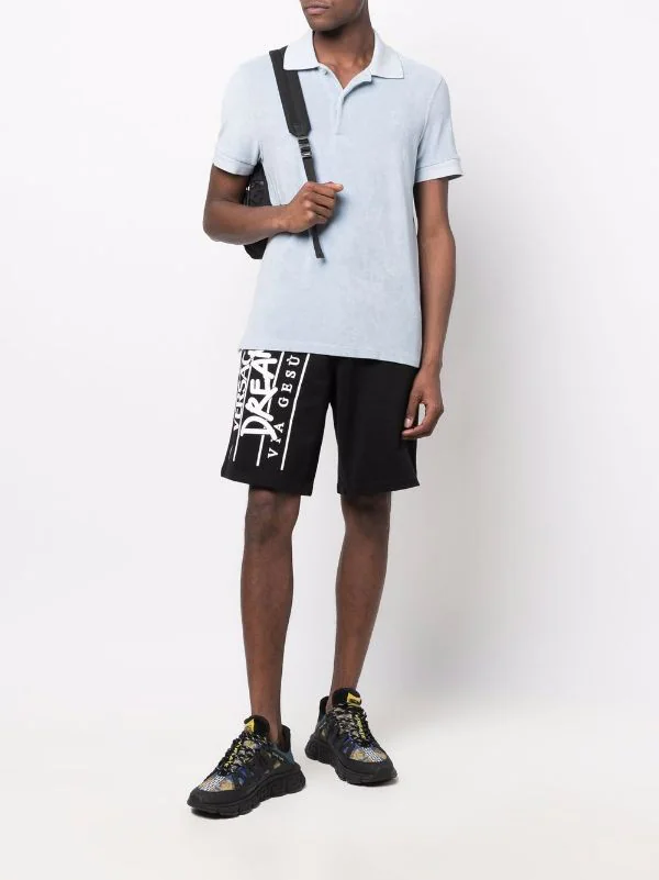 ( Nouvelle Collection ) Versace 1B000 BLACK Short Dream à Logo Imprimé Homme 2 ( Nouvelle Collection ) Versace 1B000 BLACK Short Dream à Logo Imprimé Homme – Image 2