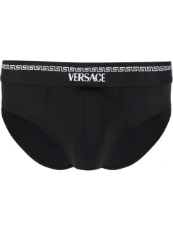 ( Nouvelle Collection ) Versace Culotte à Bande La Greca Homme