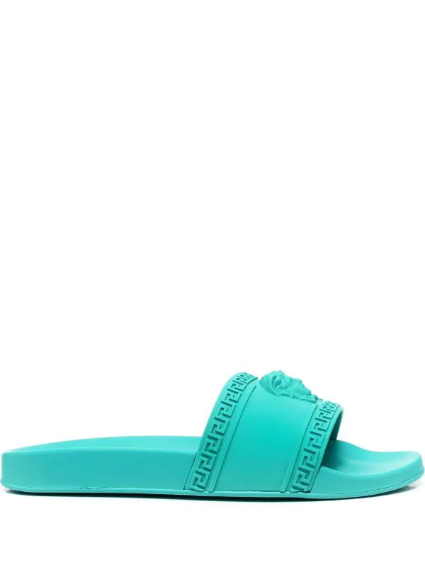 ( Nouvelle Collection ) Versace Claquettes à Plaque Medusa Femme 1 ( Nouvelle Collection ) Versace Claquettes à Plaque Medusa Femme