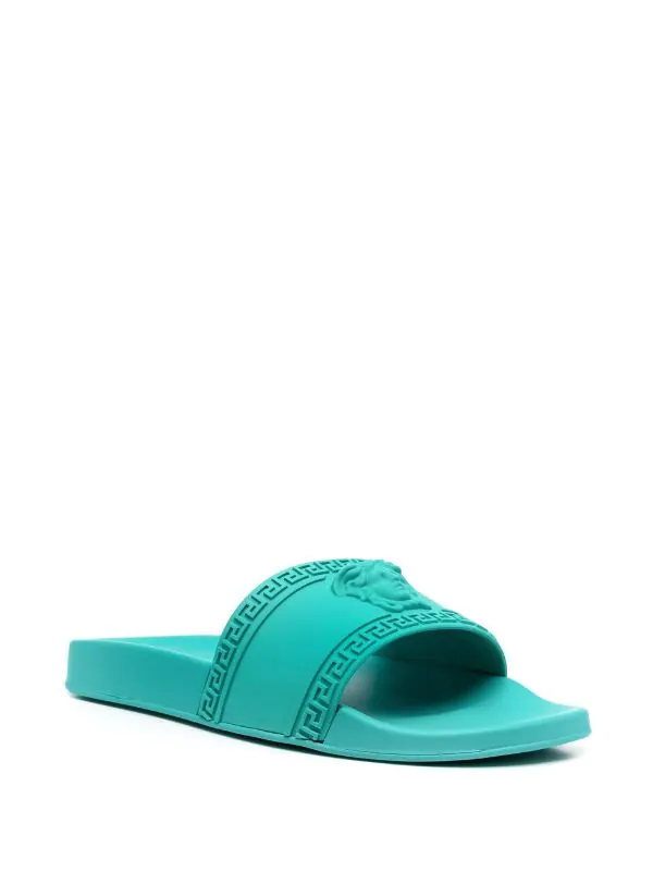 ( Nouvelle Collection ) Versace Claquettes à Plaque Medusa Femme 2 ( Nouvelle Collection ) Versace Claquettes à Plaque Medusa Femme – Image 2