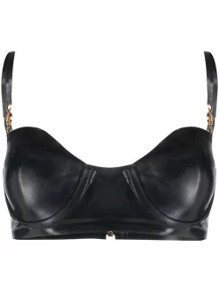 ( Nouvelle Collection ) Versace Soutien-gorge à Détails Medusa Head 1B000 BLACK