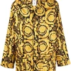 Versace Haut De Pyjama Barocco En Soie Homme