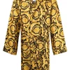 Versace Peignoir En Soie à Imprimé Baroque Homme