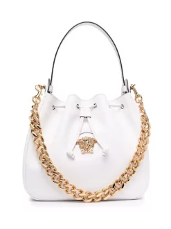 ( Nouvelle Collection ) Versace Sac à Main En Cuir à Plaque Medusa Femme