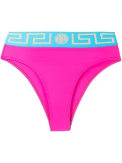 ( Nouvelle Collection ) Versace Bas De Bikini à Bande Logo Femme
