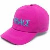 Versace 2P920 CERISE + CYAN Casquette à Logo Brodé Femme