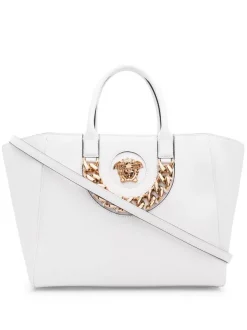( Nouvelle Collection ) Versace Grand Sac Cabas La Medusa 1W00V OPTICAL WHITE