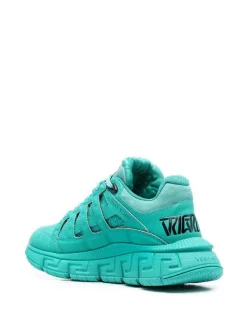 ( Nouvelle Collection ) Versace 1V560 TURQUOISE Baskets Trigreca Femme -Pas Cher Versace Boutique 18189508 38725124 600