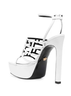 ( Nouvelle Collection ) Versace Sandales Greca 150 Mm à Design à Brides Femme -Pas Cher Versace Boutique 18200448 38958891 600