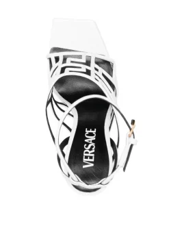 ( Nouvelle Collection ) Versace Sandales Greca 150 Mm à Design à Brides Femme -Pas Cher Versace Boutique 18200448 38959636 600