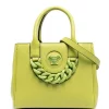 ( Nouvelle Collection ) Versace CITRON-GOLD Sac à Bandoulière à Plaque Medusa Femme