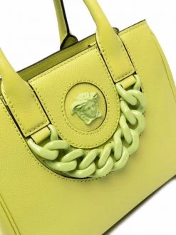 ( Nouvelle Collection ) Versace CITRON-GOLD Sac à Bandoulière à Plaque Medusa Femme -Pas Cher Versace Boutique 18204745 38820225 600