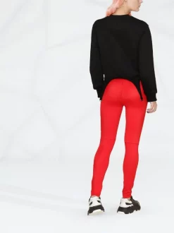 ( Nouvelle Collection ) Versace A1203 ROSSO Legging à Taille Greca Femme -Pas Cher Versace Boutique 18208588 39131768 600