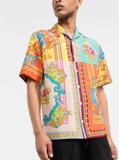 ( Nouvelle Collection ) Versace Chemise à Imprimé Baroque 5X000 MULTICOLOR 7 ( Nouvelle Collection ) Versace Chemise à Imprimé Baroque 5X000 MULTICOLOR -Pas Cher Versace Boutique 18210077 15d261e9 06b3 4247 ae37 3b644e2747b6 600