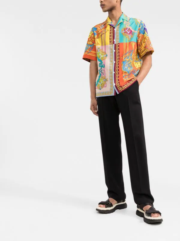 ( Nouvelle Collection ) Versace Chemise à Imprimé Baroque 5X000 MULTICOLOR 2 ( Nouvelle Collection ) Versace Chemise à Imprimé Baroque 5X000 MULTICOLOR – Image 2