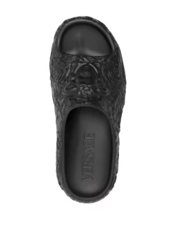 ( Nouvelle Collection ) Versace Claquettes Medusa Dimension Homme -Pas Cher Versace Boutique 18217100 39173685 600