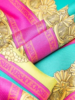 Versace Pantalon Barocco Goddess En Soie Femme -Pas Cher Versace Boutique 18218267 38849241 600