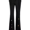 ( Nouvelle Collection ) Versace Pantalon évasé à Taille Mi-haute Femme