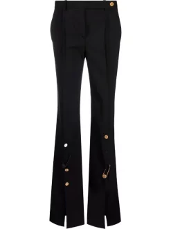 ( Nouvelle Collection ) Versace Pantalon évasé à Taille Mi-haute Femme