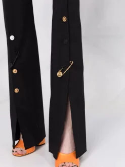 ( Nouvelle Collection ) Versace Pantalon évasé à Taille Mi-haute Femme -Pas Cher Versace Boutique 18219384 38835944 600