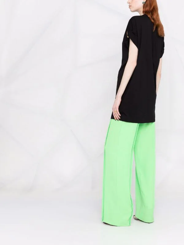 ( Nouvelle Collection ) Versace T-shirt Safety Pin à Logo Imprimé Femme 6 ( Nouvelle Collection ) Versace T-shirt Safety Pin à Logo Imprimé Femme – Image 6