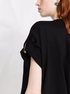 ( Nouvelle Collection ) Versace T-shirt Safety Pin à Logo Imprimé Femme 8 ( Nouvelle Collection ) Versace T-shirt Safety Pin à Logo Imprimé Femme -Pas Cher Versace Boutique 18219388 38862527 600