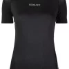 Versace T-shirt à Logo La Greca Imprimé 1B000 BLACK