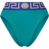 ( Nouvelle Collection ) Versace Bas De Bikini Greca à Taille Haute Femme