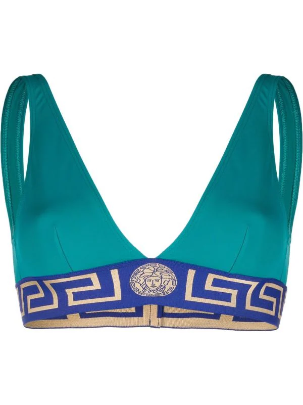 ( Nouvelle Collection ) Versace Haut De Bikini à Motif Greca Femme 1 ( Nouvelle Collection ) Versace Haut De Bikini à Motif Greca Femme