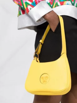 ( Nouvelle Collection ) Versace 1Y70V SUN GOLD Sac Porté épaule à Plaque Medusa Femme -Pas Cher Versace Boutique 18220903 39036832 600