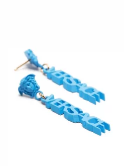 ( Nouvelle Collection ) Versace Boucles D'oreilles Pendantes Medusa 4J450 BLUE -Pas Cher Versace Boutique 18233679 38885937 600