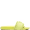 ( Nouvelle Collection ) Versace 1GB00 CITRON Claquettes Palazzo En Caoutchouc Homme