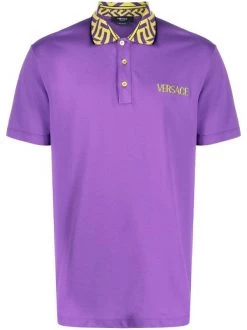 ( Nouvelle Collection ) Versace Polo à Logo Brodé Homme