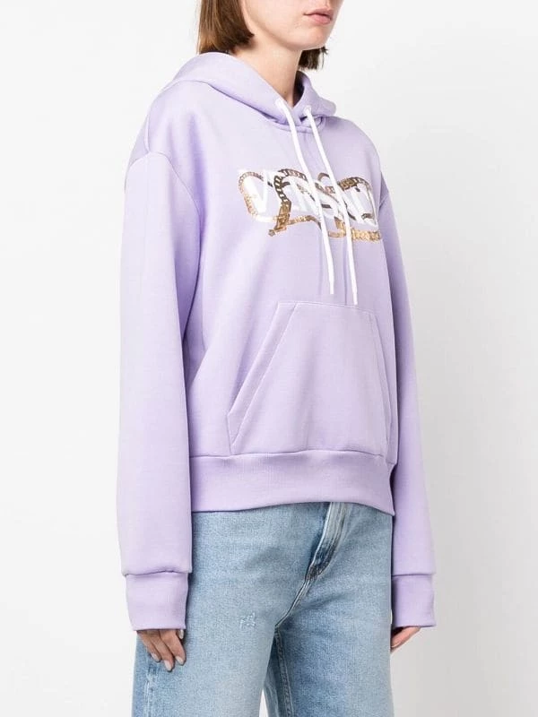 ( Nouvelle Collection ) Versace Hoodie à Logo Imprimé Femme 3 ( Nouvelle Collection ) Versace Hoodie à Logo Imprimé Femme – Image 3