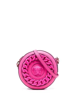 Versace Sac Rond La Medusa En Cuir Femme
