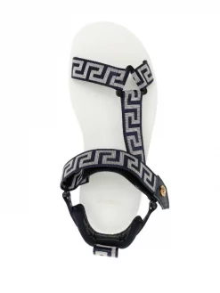 ( Nouvelle Collection ) Versace Sandales La Greca Homme -Pas Cher Versace Boutique 18251300 39262915 600