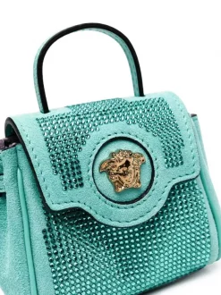 ( Nouvelle Collection ) Versace Mini Sac Orné De Cristaux 1V56V TURQUOISE-GOLD VERSAGE 10 ( Nouvelle Collection ) Versace Mini Sac Orné De Cristaux 1V56V TURQUOISE-GOLD VERSAGE -Pas Cher Versace Boutique 18269034 39032675 600