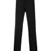 ( Nouvelle Collection ) Versace Pantalon De Costume En Laine 1B000 BLACK