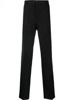 ( Nouvelle Collection ) Versace Pantalon De Costume En Laine 1B000 BLACK