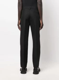 ( Nouvelle Collection ) Versace Pantalon De Costume En Laine 1B000 BLACK -Pas Cher Versace Boutique 18276564 39056287 600