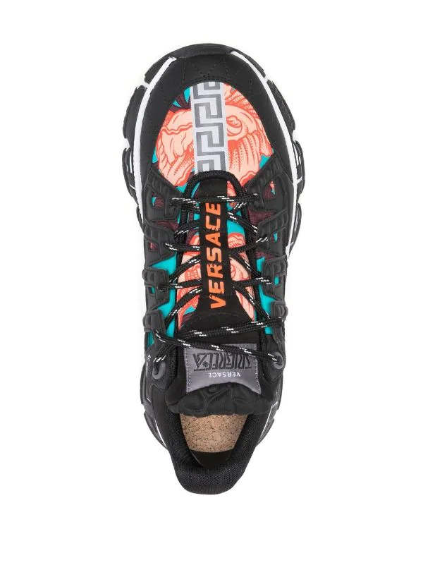 ( Nouvelle Collection ) Versace Baskets Trigeca 6B930 BLACK 4 ( Nouvelle Collection ) Versace Baskets Trigeca 6B930 BLACK – Image 4