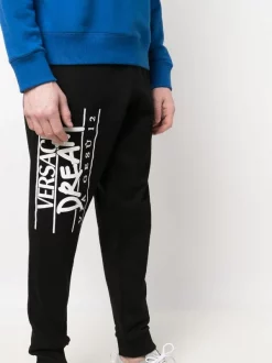Versace Pantalon De Jogging à Logo Imprimé Homme -Pas Cher Versace Boutique 18276804 39085134 600