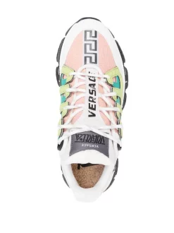 ( Nouvelle Collection ) Versace 6W540 MULTICOLOR Baskets à Semelle épaisse Femme -Pas Cher Versace Boutique 18278261 39049657 600