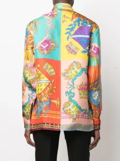 ( Nouvelle Collection ) Versace Chemise Royal Rebellion En Soie Homme -Pas Cher Versace Boutique 18285210 39109524 600
