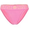 Versace Bas De Bikini à Bande Greca 1PE70 FUXIA