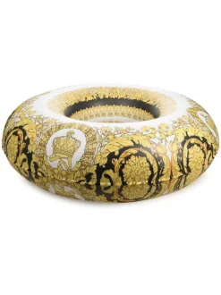 ( Nouvelle Collection ) Versace Z7011 BLACK-GOLD Bouée De Piscine à Imprimé Baroque Femme